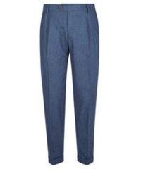 Eleventy - Broeken ,Blauw ,Katoen Pantalone Due Pences - Lyst