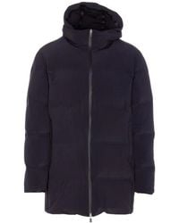 Herno - Jassen ,Zwart ,Polyester Long New Impact Jacket - Lyst
