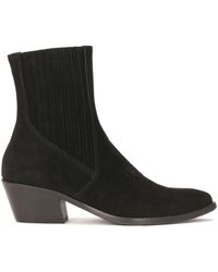 Kazar - Wildleder-Cowboy-Stiefel Mit Elastischen Einsätzen - Lyst