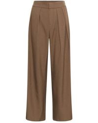 Kaffe - Broeken ,Bruin ,Wijde Broek - Lyst