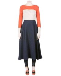 Antonio Marras Stretch Color Block Dress - Oranje