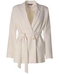 Tommy Hilfiger - Gürtel doppelreihiger blazer - Lyst