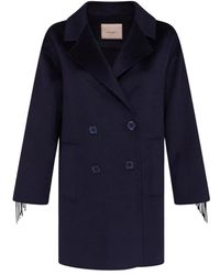 Twinset - Double-Breasted Coats - Lyst