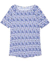 Maliparmi - Bedrucktes Leichtes Jersey T-Shirt - Lyst