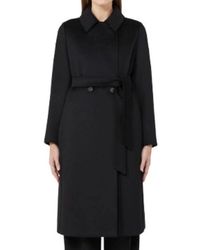 Max Mara - Jassen ,Zwart ,Wol Bcollag Jas - Lyst