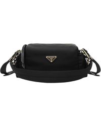 Prada - Explore Kleine Re-Nylon Und Leder Umhängetasche - Lyst