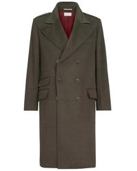 Brunello Cucinelli - Double-Breasted Coats - Lyst