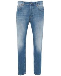 Dondup - Italienische jeans mit gürtelschlaufen - Lyst
