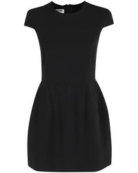 Moschino - Jurk Met Korte Mouwen - Lyst