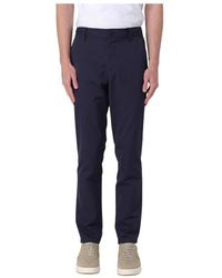 Save The Duck - Broeken ,Blauw ,Blauwe Lichtgewicht Waterafstotende Broek - Lyst