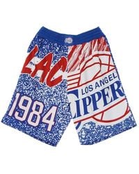 Mitchell & Ness - Korte Broeken ,Veelkleurig ,Polyester Nba Jumbotron Sublimated Basketbalshorts - Lyst