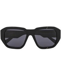 Facehide - Accessoires ,Zwart ,Oversized Zonnebril Met Logo - Lyst