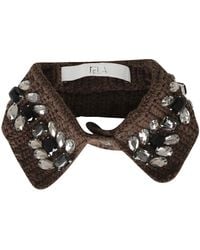 Tela - Accessoires ,Bruin Riem - Lyst