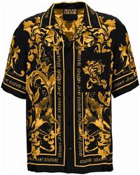 Versace - Short-Sleeve Baroque Shirt - Lyst