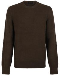BOSS - Round-Neck Knitwear - Lyst