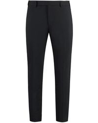 PT01 - Slim Fit Wollen Geklede Broek - Lyst