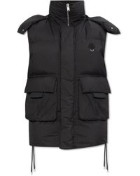 Moncler - Jassen ,Zwart ,Polyester Willow Smith Vest - Lyst