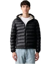 Blauer - Jassen ,Zwart ,Charles Gewatteerd Jack - Lyst