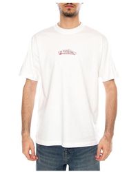 Vans - Tops ,Wit ,Katoen T-Shirt Met Gesp - Lyst