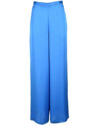 SIMONA CORSELLINI - Wide Trousers - Lyst