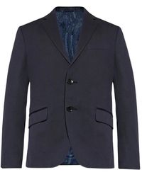 Etro - Roma Fit Katoen Stretch Jas - Lyst