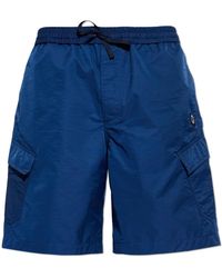 KENZO - Logo-Patch Cargo-Shorts - Lyst