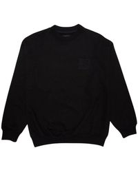 Rassvet (PACCBET) - Hoodies & Sweatvesten ,Zwart ,Katoen Zwart Logo Crewneck Katoen Lange Mouw - Lyst