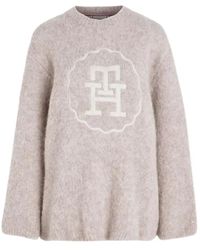 Tommy Hilfiger - Knitwear > round-neck knitwear - Lyst