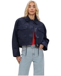 Modström - Jassen ,Blauw ,Ulrikkemd Jacket - Lyst