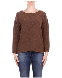 Alpha Studio - Round-Neck Knitwear - Lyst