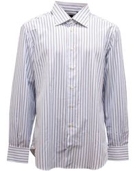 Sonrisa - Gestreiftes Baumwollhemd Made - Lyst