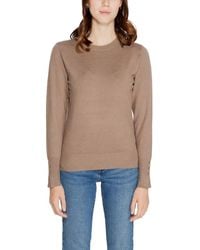 Jacqueline De Yong - Round-Neck Knitwear - Lyst