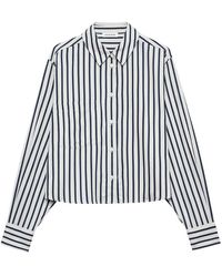Anine Bing - Essie Cropped Shirt - Lyst
