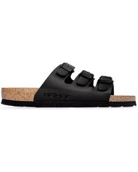 Rohde - Schoenen ,Zwart ,Zwarte Damessandaal Met Twee Banden - Lyst