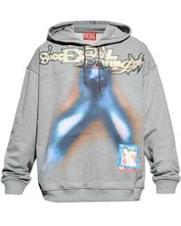 DIESEL - S-Boxt-Hood-V4 Hoodie - Lyst