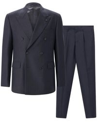 Lardini - Double Breasted Suit - Lyst
