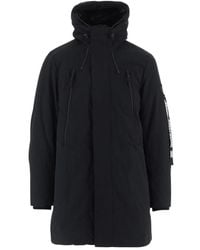 OUTHERE - Jas Met Katoenmix En Capuchon - Lyst