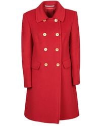 Tagliatore - Jassen ,Rood ,Wol Double-Breasted Jas - Lyst