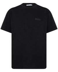Givenchy - T-Shirt Aus Baumwolle Mit Paris Gros Grain - Lyst