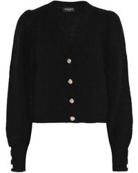 Bruuns Bazaar - Truien & Vesten ,Zwart ,Nylon Syringa Brushed Cardigan - Lyst
