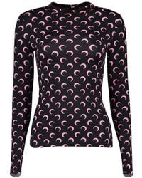 Marine Serre - Top Jersey Moon - Lyst