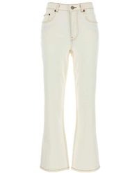 Tory Burch - Flared Leg Denim Jeans - Lyst