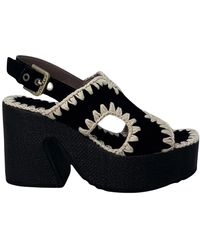 Mou - Raffia Platform - Lyst