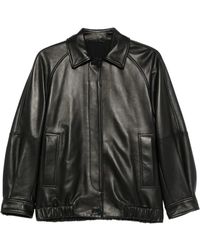 Salvatore Santoro - Button-Up Leren Jas - Lyst