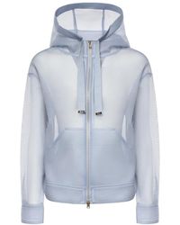 Herno - Hoodies & Sweatvesten ,Blauw ,Katoen Jas - Lyst