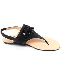 Hogan - Schoenen ,Zwart ,Leer Valencia Sandaal - Lyst