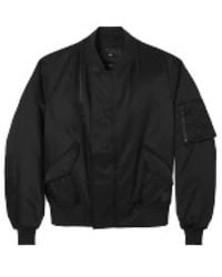 Y-3 - Bomberjacke Mit Verdecktem Reißverschluss - Lyst