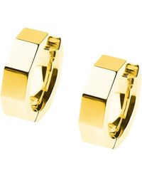 ERNSTES DESIGN - Goldene Creolen Ohrringe Für Frauen - Lyst