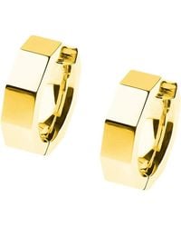 ERNSTES DESIGN - Goldene Creolen Ohrringe Für Frauen - Lyst