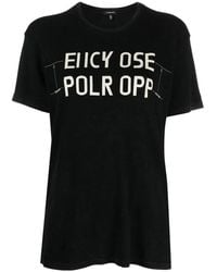 R13 - T-Shirt Met Tekst - Lyst